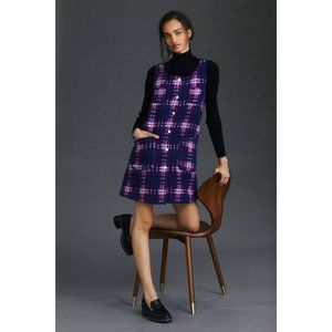 Anthropologie Carleen Plaid Mini Dress